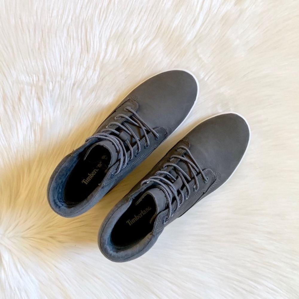 Timberland Medium Grey Dausette Sneaker Boots - Picture 3 of 7